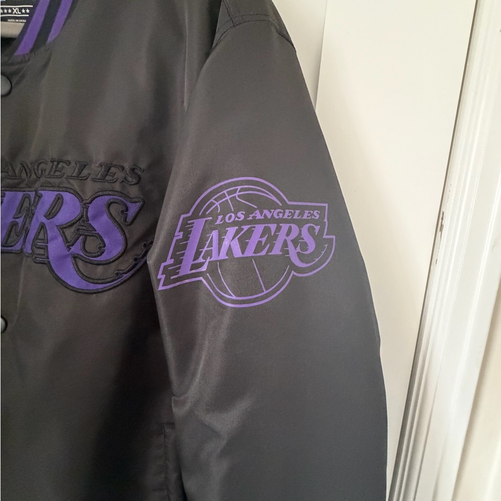 Lakers Black and Purple Varsity Jacket - Picture 3 of 8